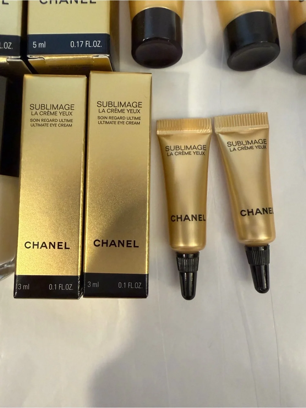 Chanel Sublimage Deluxe Sample Bundle Le Sérum Eye Cream Mask 6 Pc NIB